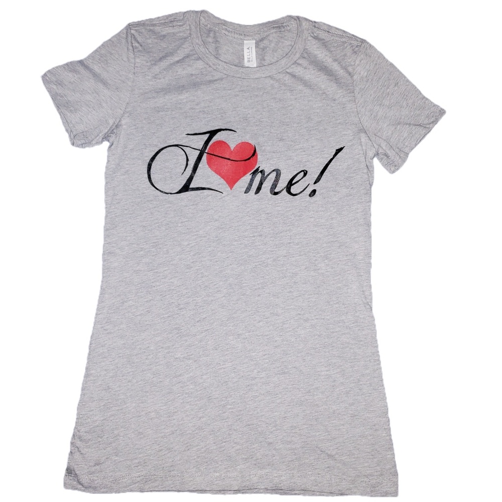Gray "I Love Me" T-shirt